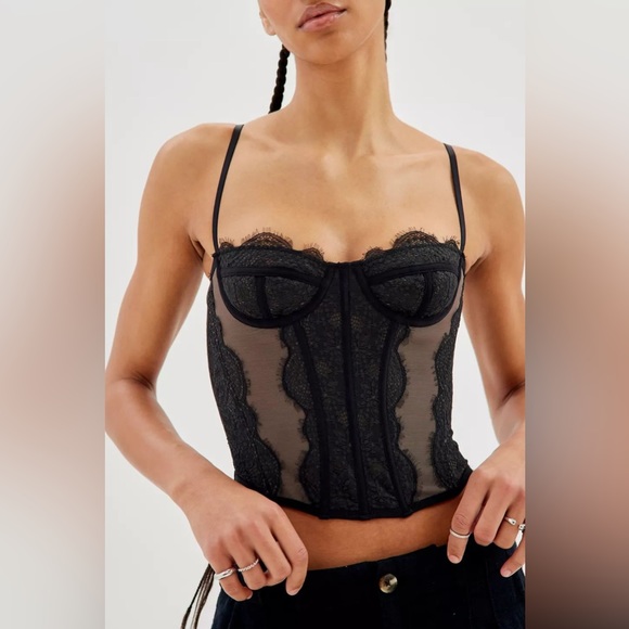 URBAN OUTFITTERS Out From Under Modern Love Corset - Picture 1 of 3